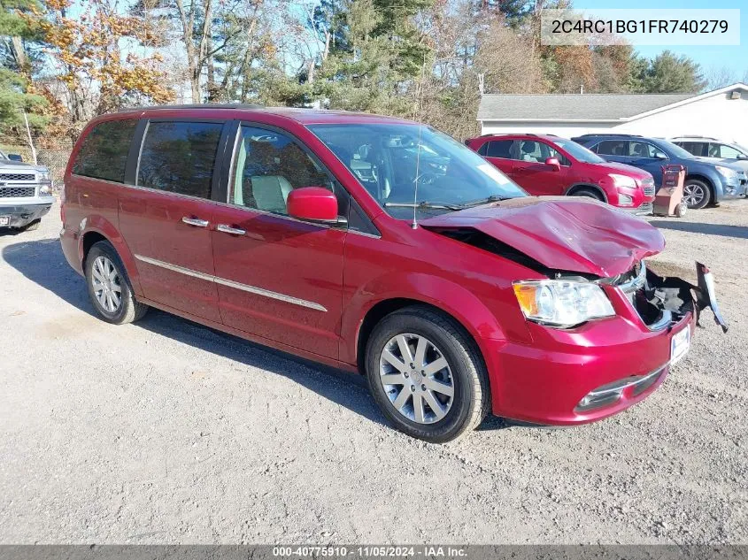 2015 Chrysler Town & Country Touring VIN: 2C4RC1BG1FR740279 Lot: 40775910