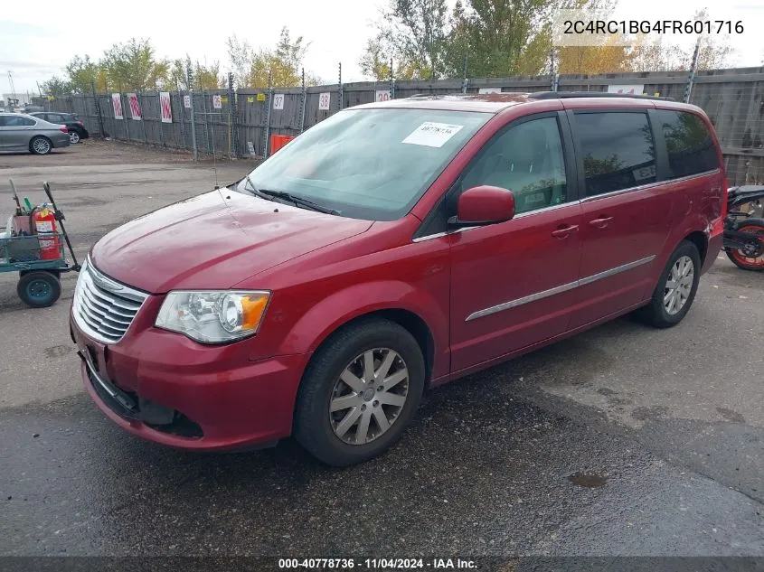 2C4RC1BG4FR601716 2015 Chrysler Town & Country Touring