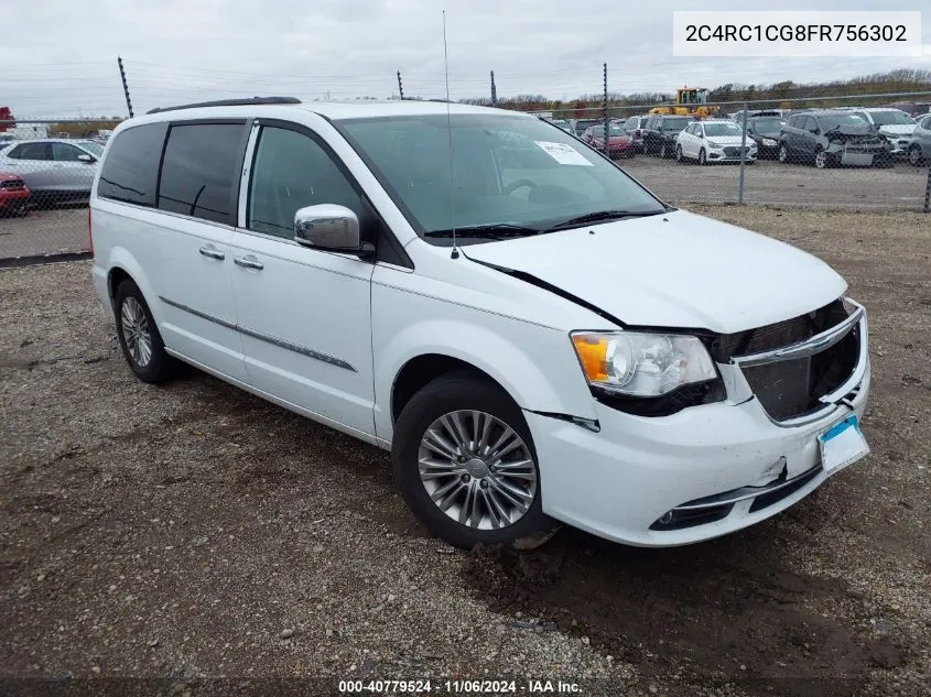 2015 Chrysler Town & Country Touring-L VIN: 2C4RC1CG8FR756302 Lot: 40779524