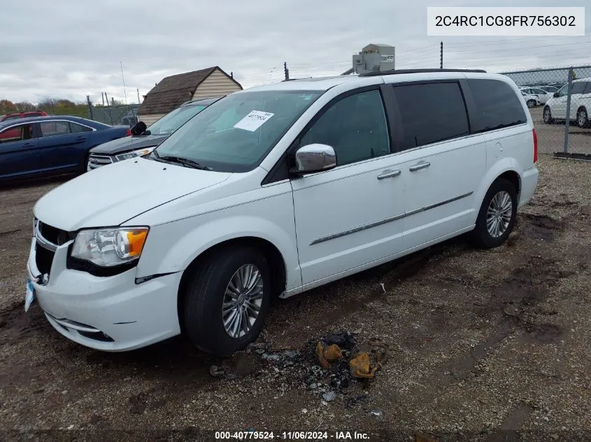 2015 Chrysler Town & Country Touring-L VIN: 2C4RC1CG8FR756302 Lot: 40779524