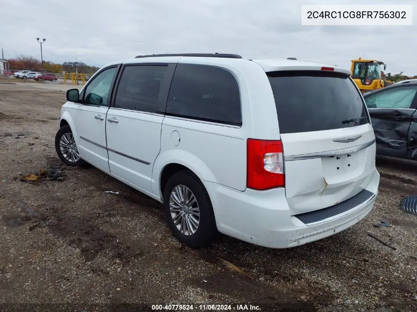 2015 Chrysler Town & Country Touring-L VIN: 2C4RC1CG8FR756302 Lot: 40779524