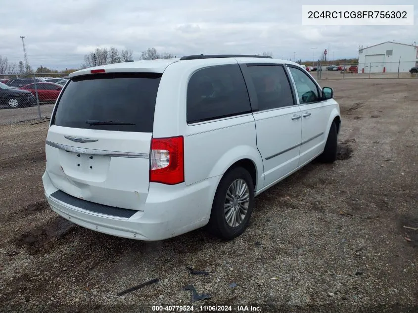 2015 Chrysler Town & Country Touring-L VIN: 2C4RC1CG8FR756302 Lot: 40779524