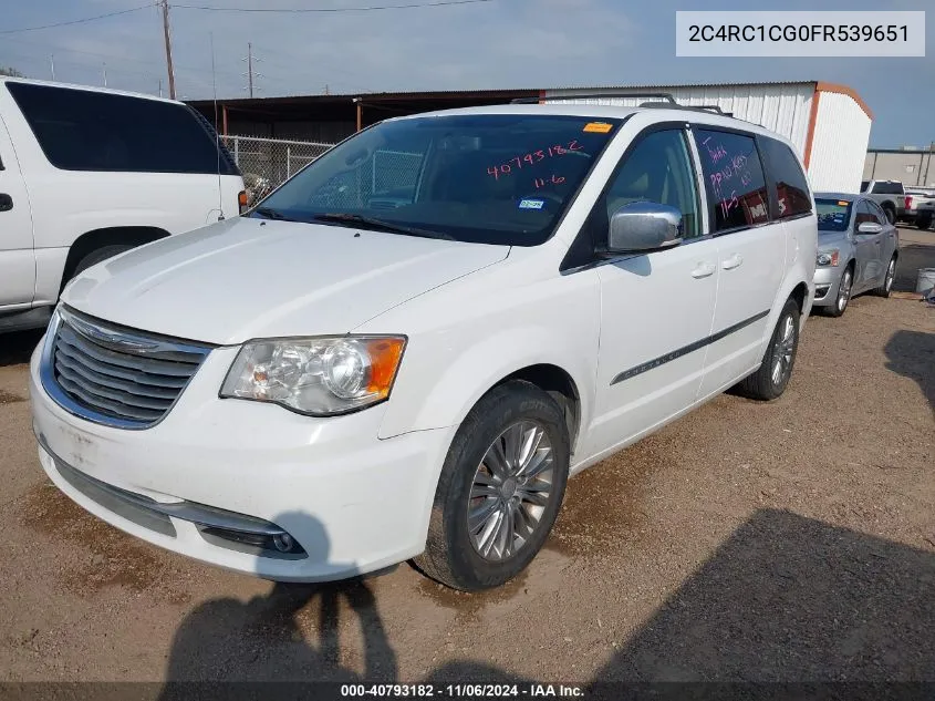 2015 Chrysler Town & Country Touring-L VIN: 2C4RC1CG0FR539651 Lot: 40793182