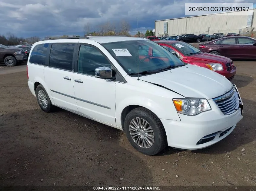 2015 Chrysler Town & Country Touring-L VIN: 2C4RC1CG7FR619397 Lot: 40798222