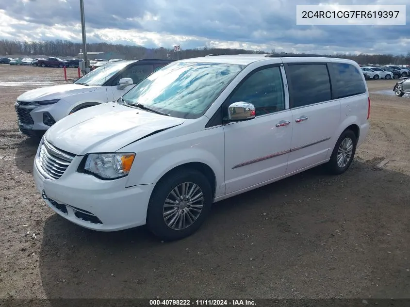 2015 Chrysler Town & Country Touring-L VIN: 2C4RC1CG7FR619397 Lot: 40798222