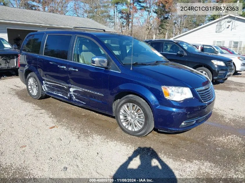 2015 Chrysler Town & Country Touring-L VIN: 2C4RC1CG1FR674363 Lot: 40809709