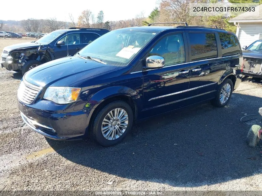 2015 Chrysler Town & Country Touring-L VIN: 2C4RC1CG1FR674363 Lot: 40809709