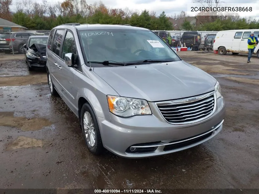 2015 Chrysler Town & Country Touring-L VIN: 2C4RC1CG8FR638668 Lot: 40810094