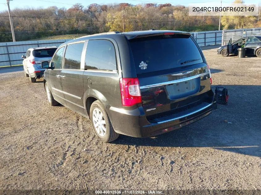 2015 Chrysler Town & Country Touring VIN: 2C4RC1BG0FR602149 Lot: 40812536