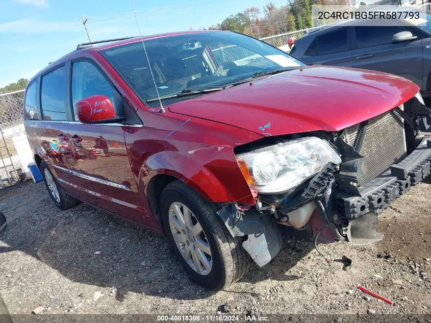 2015 Chrysler Town & Country Touring VIN: 2C4RC1BG5FR587793 Lot: 40815308