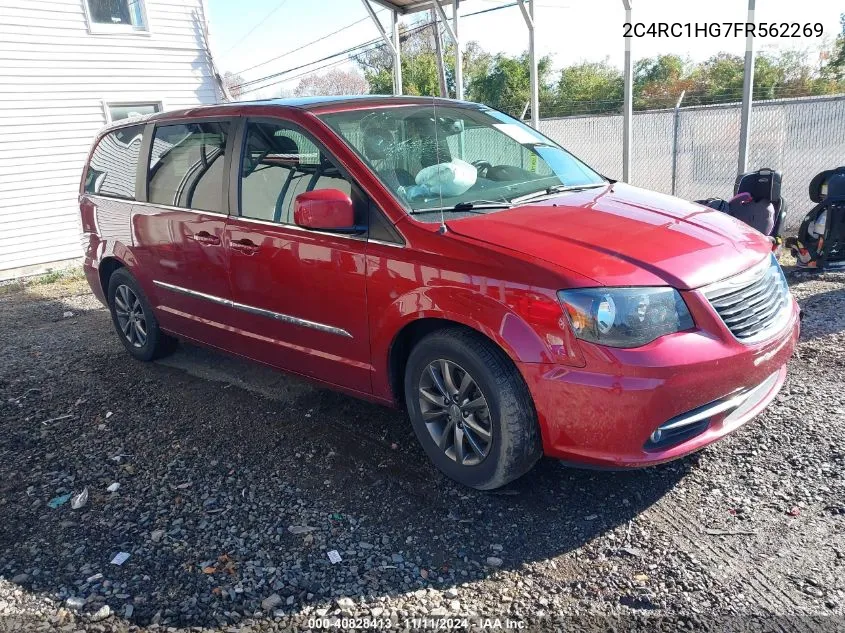 2015 Chrysler Town & Country S VIN: 2C4RC1HG7FR562269 Lot: 40828413