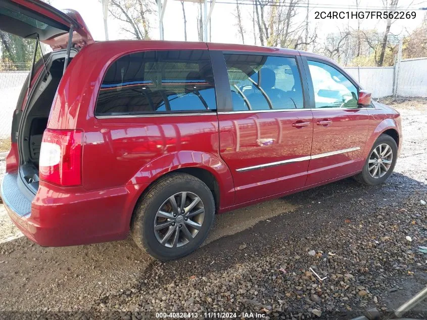 2015 Chrysler Town & Country S VIN: 2C4RC1HG7FR562269 Lot: 40828413