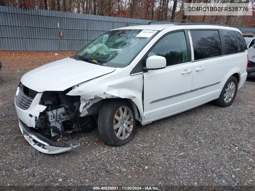 2015 Chrysler Town & Country Touring VIN: 2C4RC1BG2FR538776 Lot: 40829891