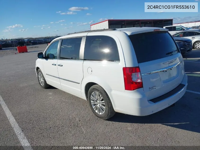 2015 Chrysler Town & Country Touring-L VIN: 2C4RC1CG1FR553610 Lot: 40843698