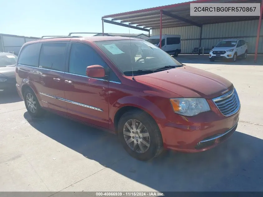 2015 Chrysler Town & Country Touring VIN: 2C4RC1BG0FR570867 Lot: 40866939