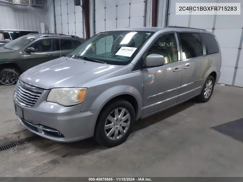 2015 Chrysler Town & Country Touring VIN: 2C4RC1BGXFR715283 Lot: 40875685