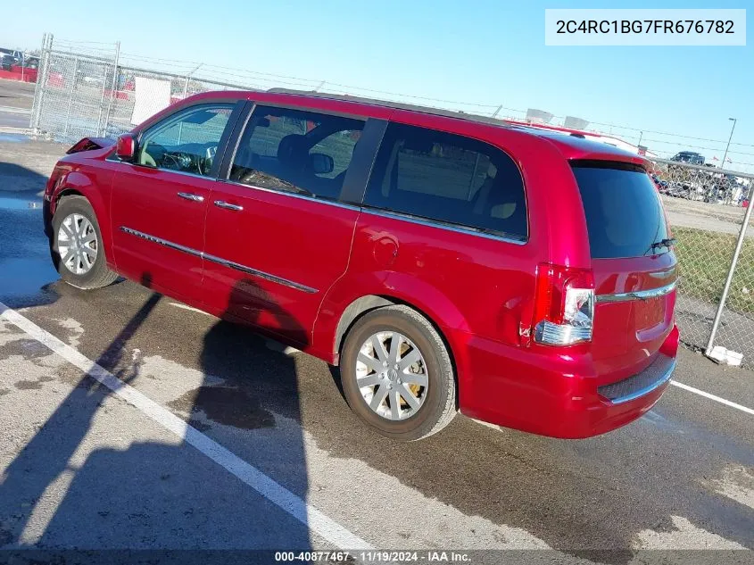 2015 Chrysler Town & Country Touring VIN: 2C4RC1BG7FR676782 Lot: 40877467