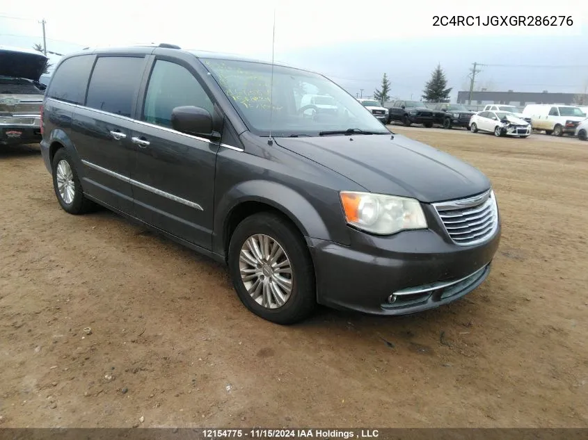 2016 Chrysler Town & Country Limited VIN: 2C4RC1JGXGR286276 Lot: 12154775