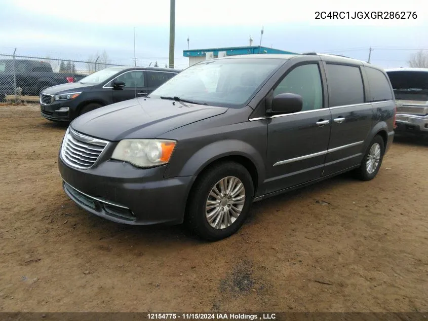 2016 Chrysler Town & Country Limited VIN: 2C4RC1JGXGR286276 Lot: 12154775