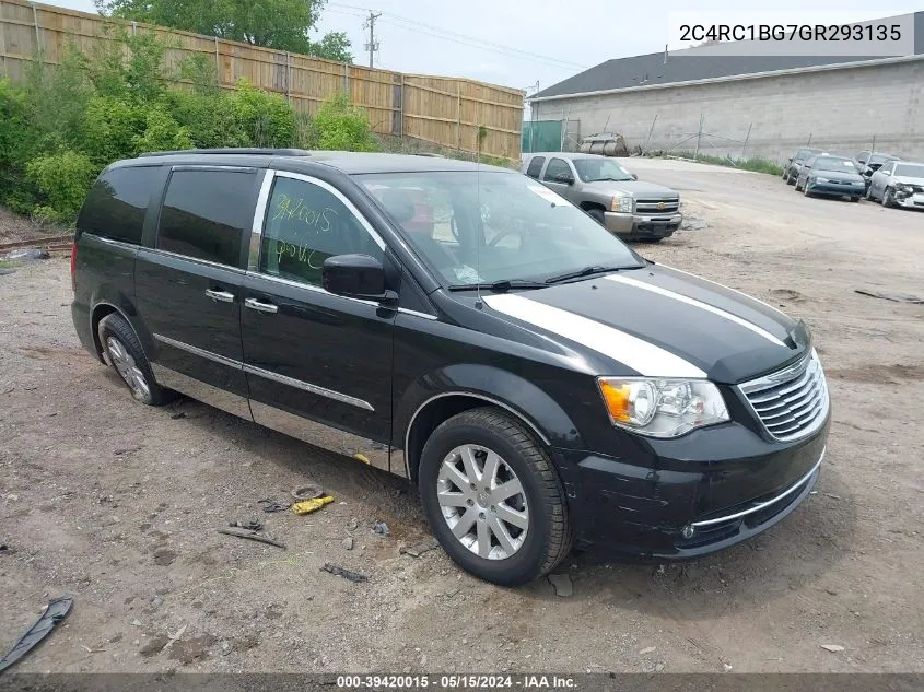 2016 Chrysler Town & Country Touring VIN: 2C4RC1BG7GR293135 Lot: 39420015