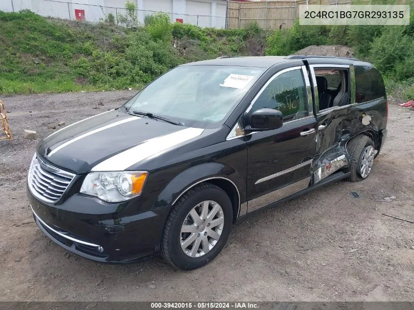 2016 Chrysler Town & Country Touring VIN: 2C4RC1BG7GR293135 Lot: 39420015