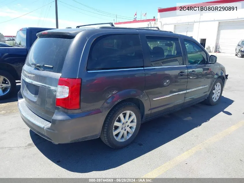 2016 Chrysler Town & Country Touring VIN: 2C4RC1BG8GR290891 Lot: 39744569