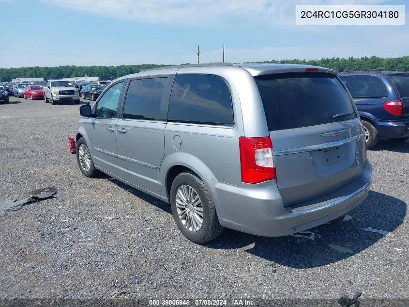 2C4RC1CG5GR304180 2016 Chrysler Town & Country Touring-L Anniversary Edition