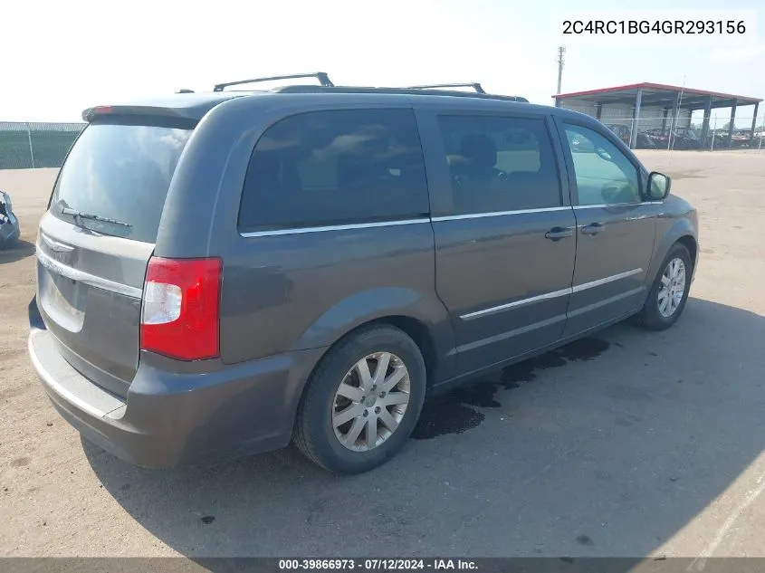 2C4RC1BG4GR293156 2016 Chrysler Town & Country Touring