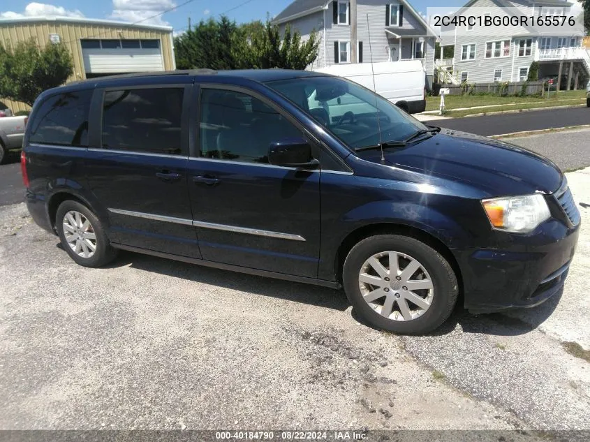 2016 Chrysler Town & Country Touring VIN: 2C4RC1BG0GR165576 Lot: 40184790