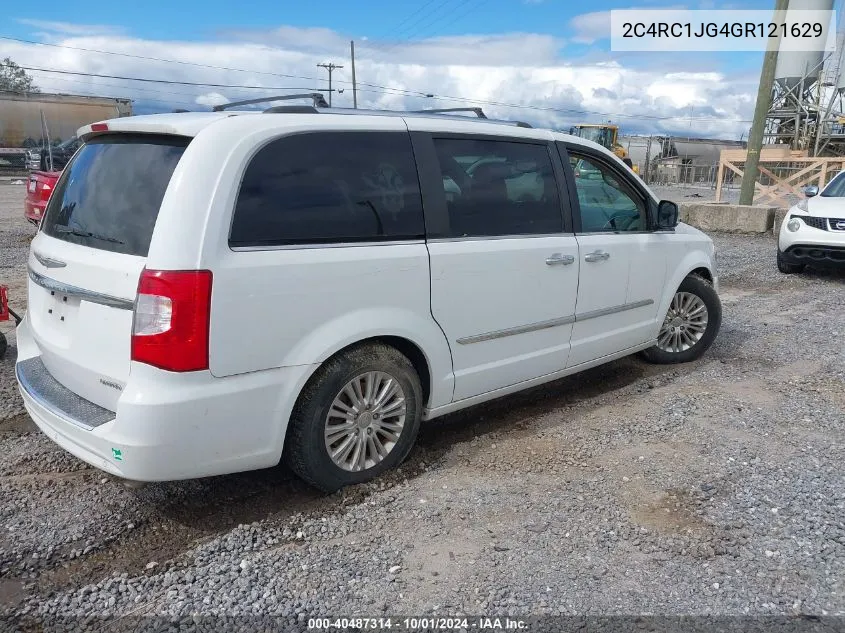 2016 Chrysler Town & Country Limited VIN: 2C4RC1JG4GR121629 Lot: 40487314