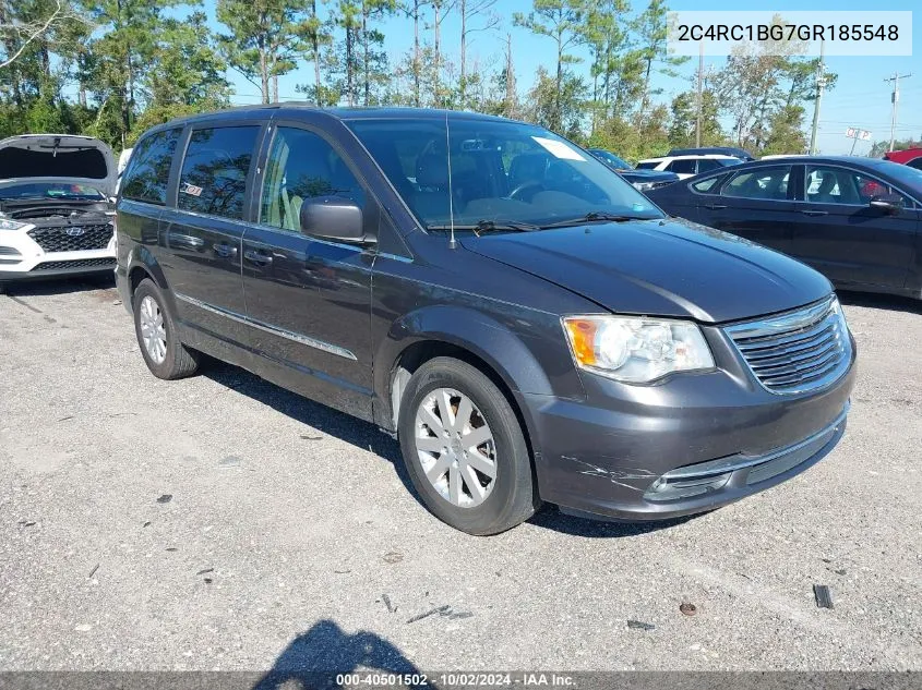 2016 Chrysler Town & Country Touring VIN: 2C4RC1BG7GR185548 Lot: 40501502