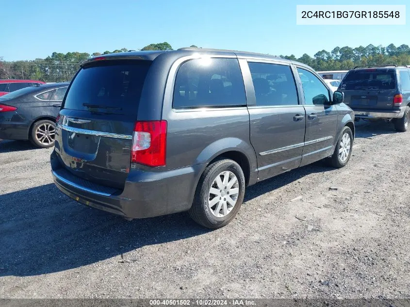 2016 Chrysler Town & Country Touring VIN: 2C4RC1BG7GR185548 Lot: 40501502