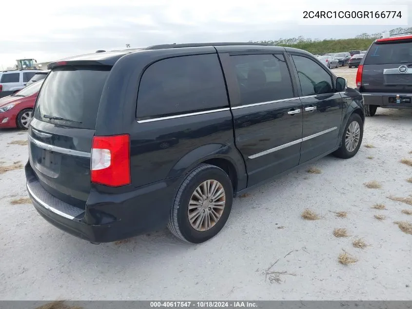 2016 Chrysler Town & Country Touring-L Anniversary Edition VIN: 2C4RC1CG0GR166774 Lot: 40617547