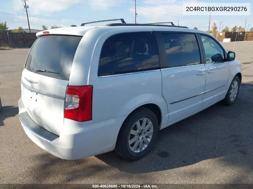 2C4RC1BGXGR290276 2016 Chrysler Town & Country Touring