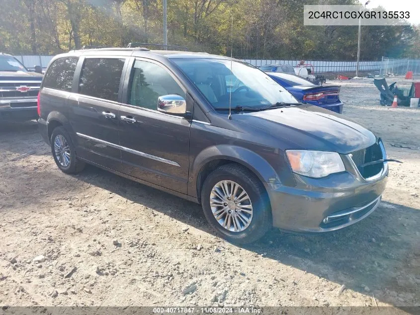 2016 Chrysler Town & Country Touring-L Anniversary Edition VIN: 2C4RC1CGXGR135533 Lot: 40717847