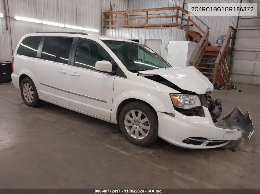 2016 Chrysler Town & Country Touring VIN: 2C4RC1BG1GR186372 Lot: 40772417