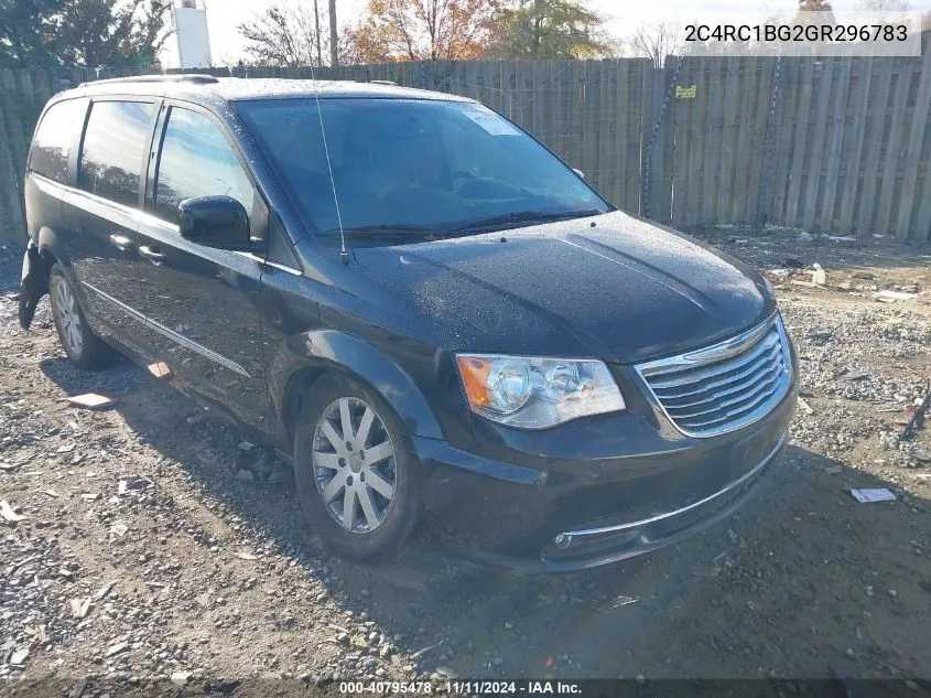 2016 Chrysler Town & Country Touring VIN: 2C4RC1BG2GR296783 Lot: 40795478