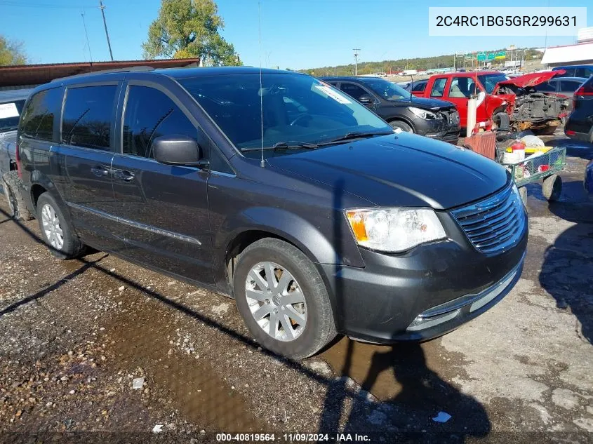 2016 Chrysler Town & Country Touring VIN: 2C4RC1BG5GR299631 Lot: 40819564