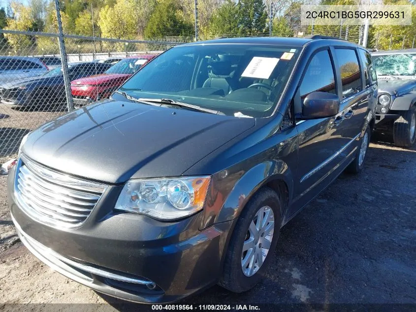 2016 Chrysler Town & Country Touring VIN: 2C4RC1BG5GR299631 Lot: 40819564