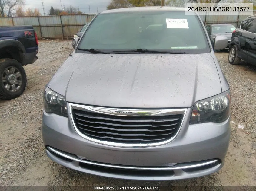 2016 Chrysler Town & Country S VIN: 2C4RC1HG8GR133577 Lot: 40852288