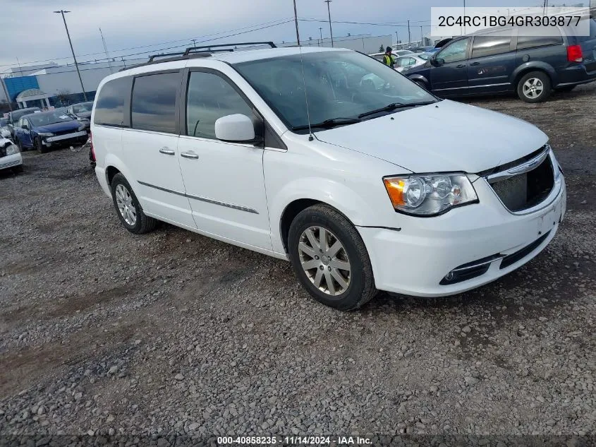 2016 Chrysler Town & Country Touring VIN: 2C4RC1BG4GR303877 Lot: 40858235