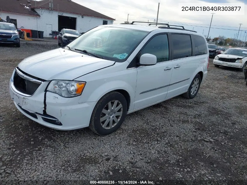 2016 Chrysler Town & Country Touring VIN: 2C4RC1BG4GR303877 Lot: 40858235