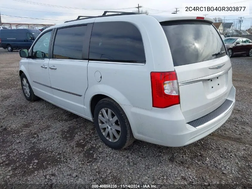 2016 Chrysler Town & Country Touring VIN: 2C4RC1BG4GR303877 Lot: 40858235