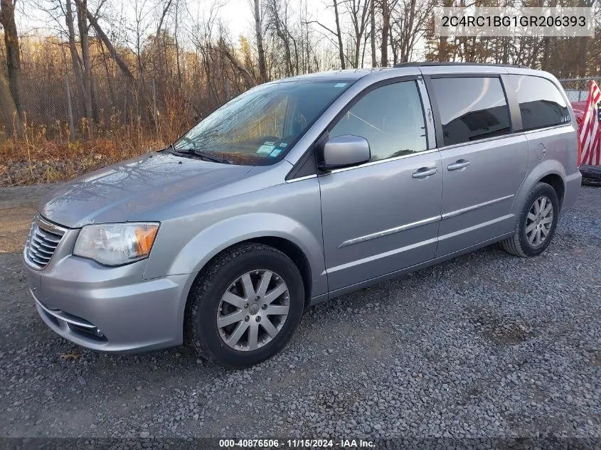 2016 Chrysler Town & Country Touring VIN: 2C4RC1BG1GR206393 Lot: 40876506