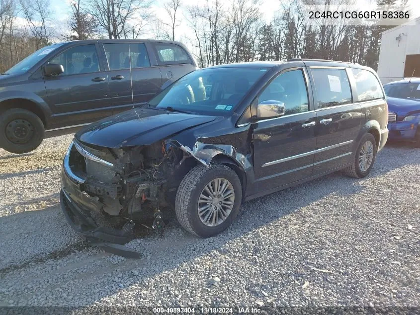 2016 Chrysler Town & Country Touring-L Anniversary Edition VIN: 2C4RC1CG6GR158386 Lot: 40893404