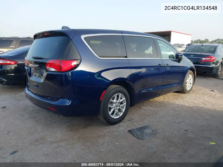 2020 Chrysler Voyager Lx VIN: 2C4RC1CG4LR134548 Lot: 40003774