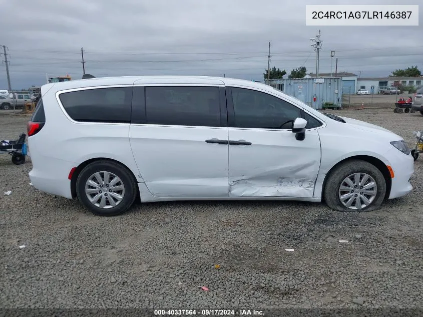 2020 Chrysler Voyager L VIN: 2C4RC1AG7LR146387 Lot: 40337564