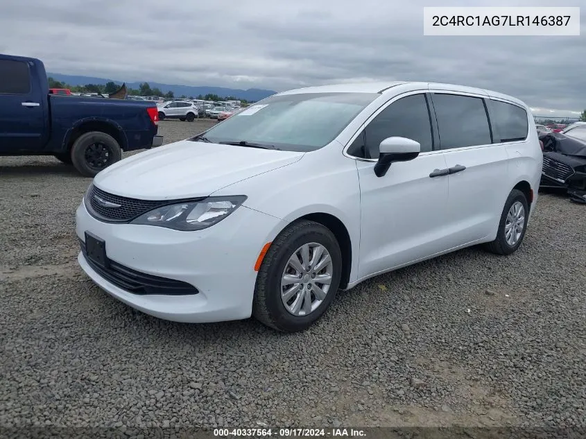 2020 Chrysler Voyager L VIN: 2C4RC1AG7LR146387 Lot: 40337564