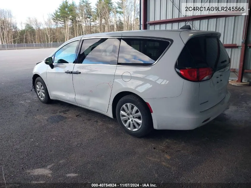 2020 Chrysler Voyager L VIN: 2C4RC1AG9LR245566 Lot: 40754924