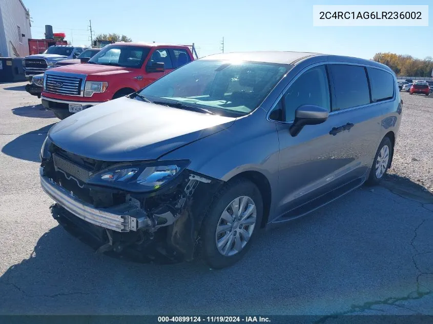 2020 Chrysler Voyager L VIN: 2C4RC1AG6LR236002 Lot: 40899124